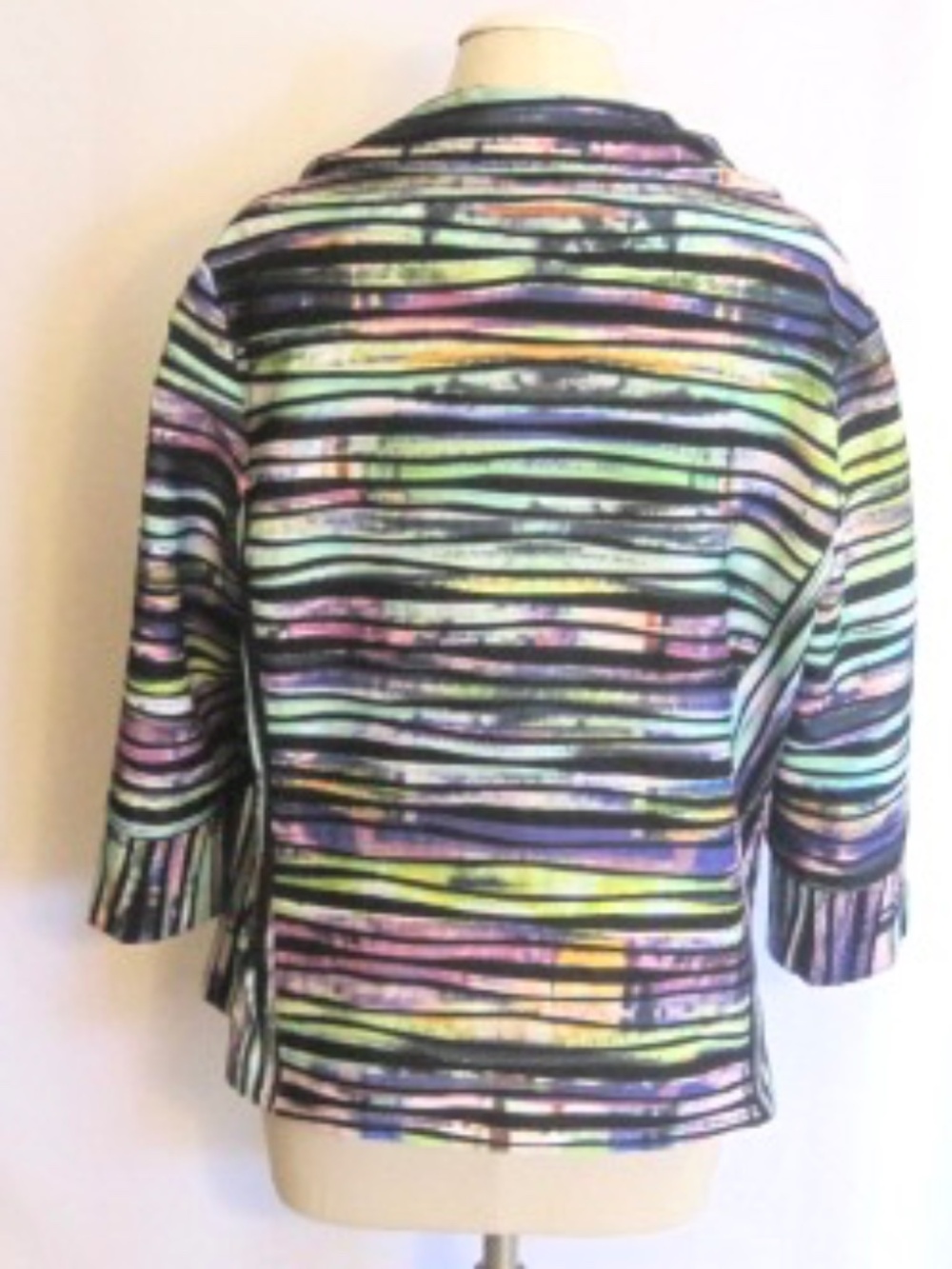 Joseph Ribkoff Multicolour Striped Jacket - Picture 3 of 11